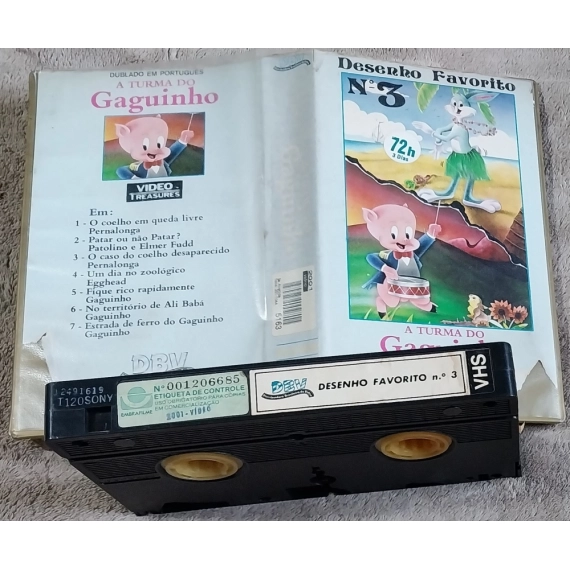 Fita Vhs Uma Historia A Tres Orig Dublado